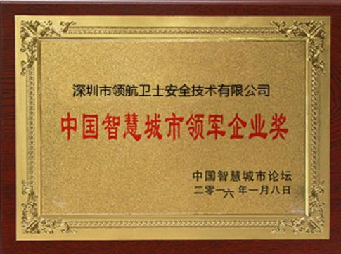 中国智慧城市领军企业奖